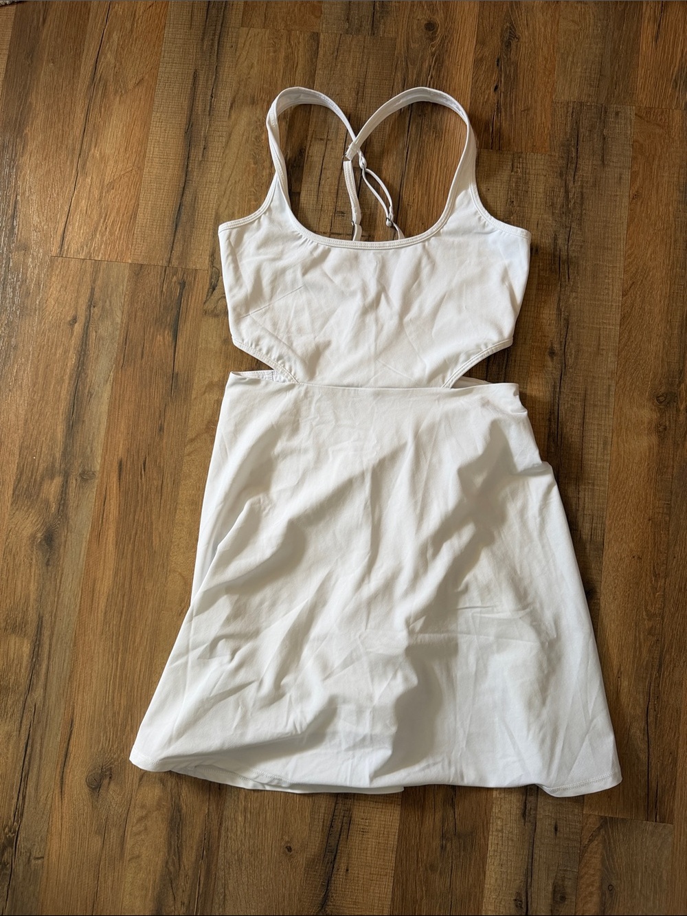 Abercrombie White Dress with shorts underneath